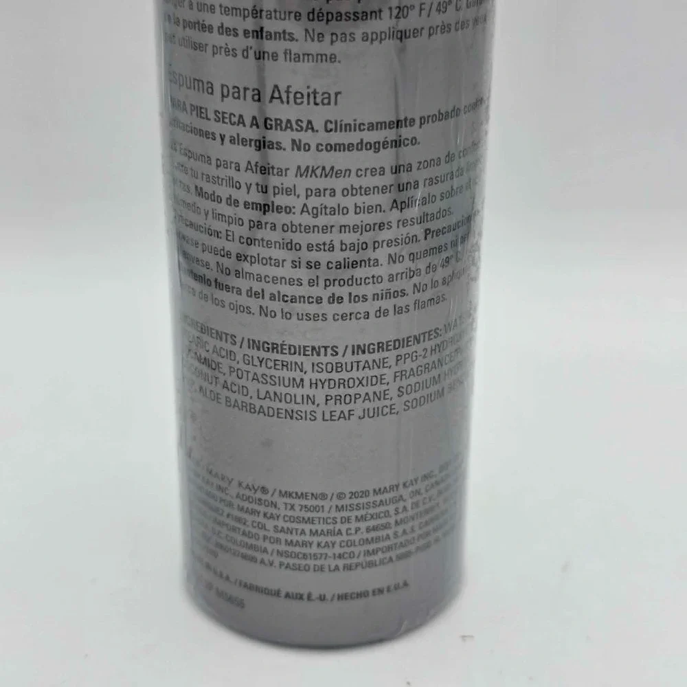 Mary Kay MK Men Shave Foam Shaving Cream Discontinued 6.5oz New & Sealed